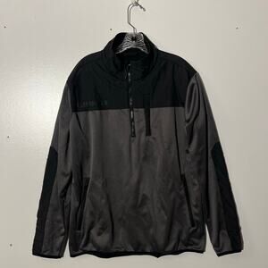 CATERPILLAR Insulated Jacket Black & Gray Athlesure Hoodies Mens Size 2XL